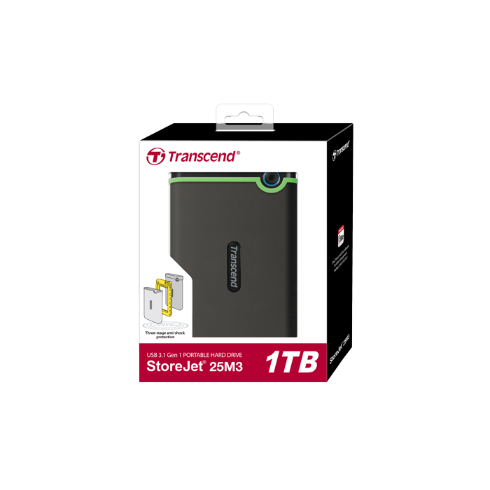 1TB STOREJET 2.5" M3S External HDD