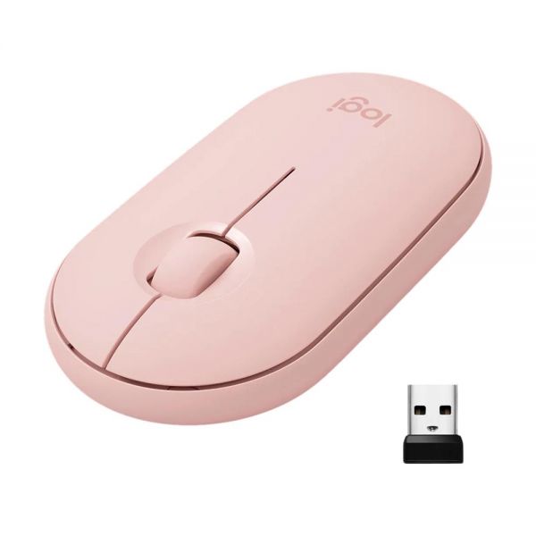 Logitech Pebble M350 Slim Wireless/Bluetooth Mouse - Modern, Slim & Silent Mouse