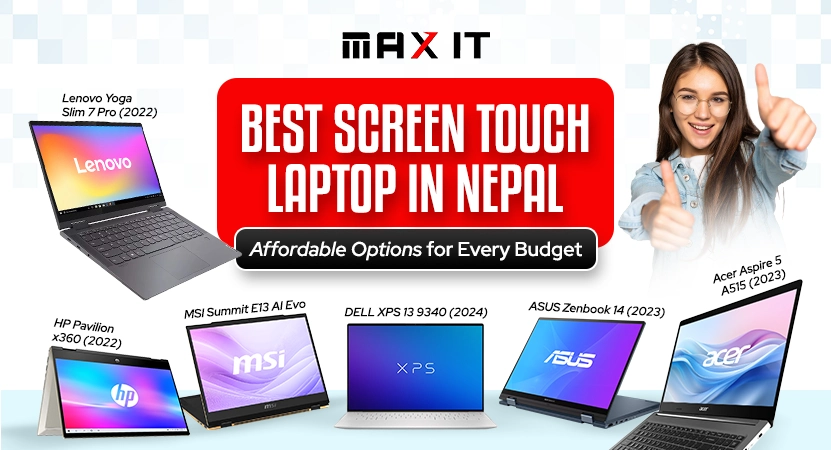 Best Touchscreen Laptops in Nepal (2025) – Budget to Premium Options
