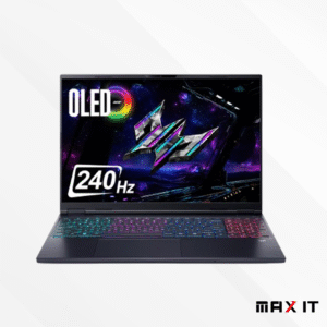 PREDATOR HELIOS NEO 16S AI 91DW (INTEL CORE ULTRA 9 275HX PROCESSOR | 16GB DDR5 6400MHZ RAM | 1TB NVME SSD | NVIDIA RTX 5070TI-(12GB) GRAPHICS |16" INCH OLED 240HZ DISPLAY | WINDOWS 11 HOME | 3 YEARS HARDWARE WARRANTY